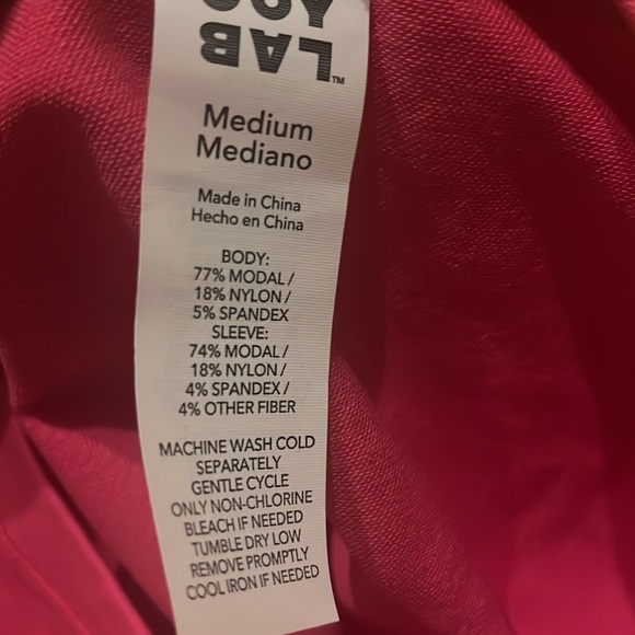 Women’s Joy Lab Slim Fit Seamless Long Sleeve Tee Size M - Picture 6 of 9